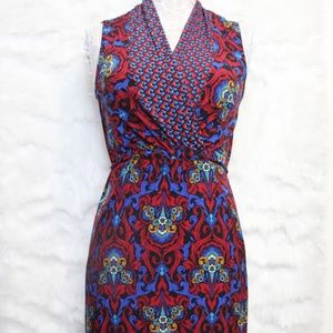 New Beautiful Stain Glass Sleeveless Dress